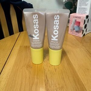 Bundle of 2 Kosas Glow I.V. Vitamin Infused Skin Enhancer,2x1oz, NWOB,NO BOX,NEW